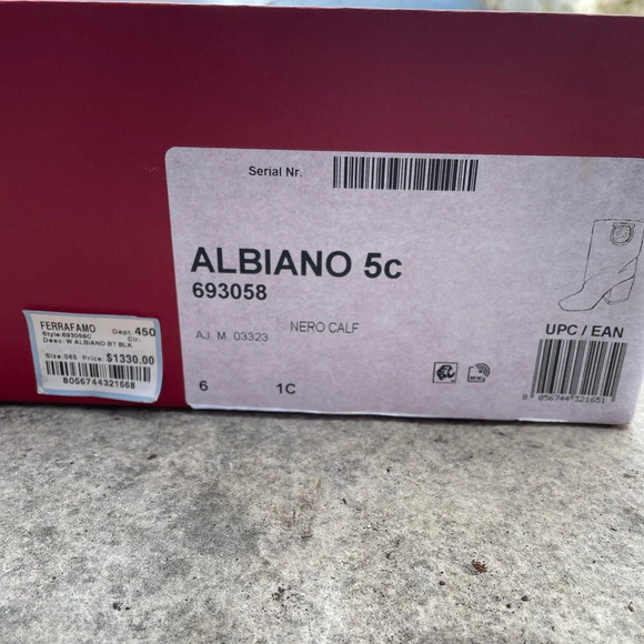 Salvatore Ferragamo Albiano Ankle  Boots In Black, size 6C - Picture 16 of 16